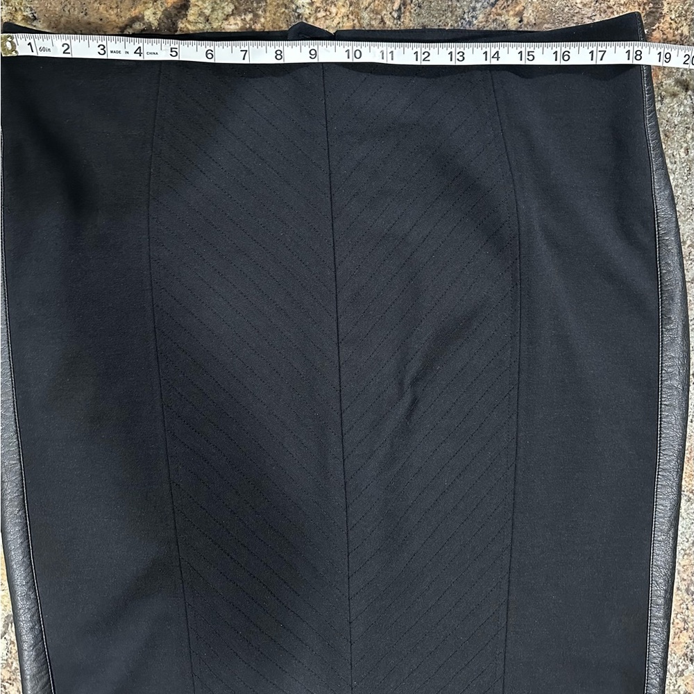 Lane Bryant Classic Black Ponte Pencil Skirt - Picture 3 of 6